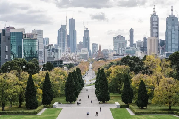 Melbourne city's CBD